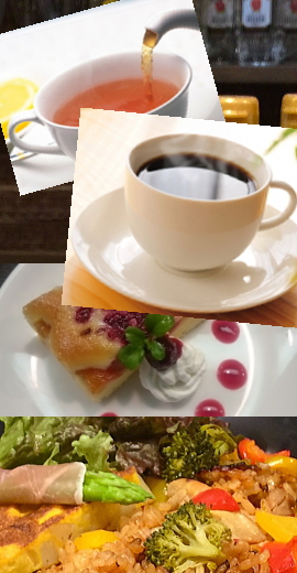 cafe omeal（カフェ　オミール）コーヒー　紅茶　ケーキ　パエリア